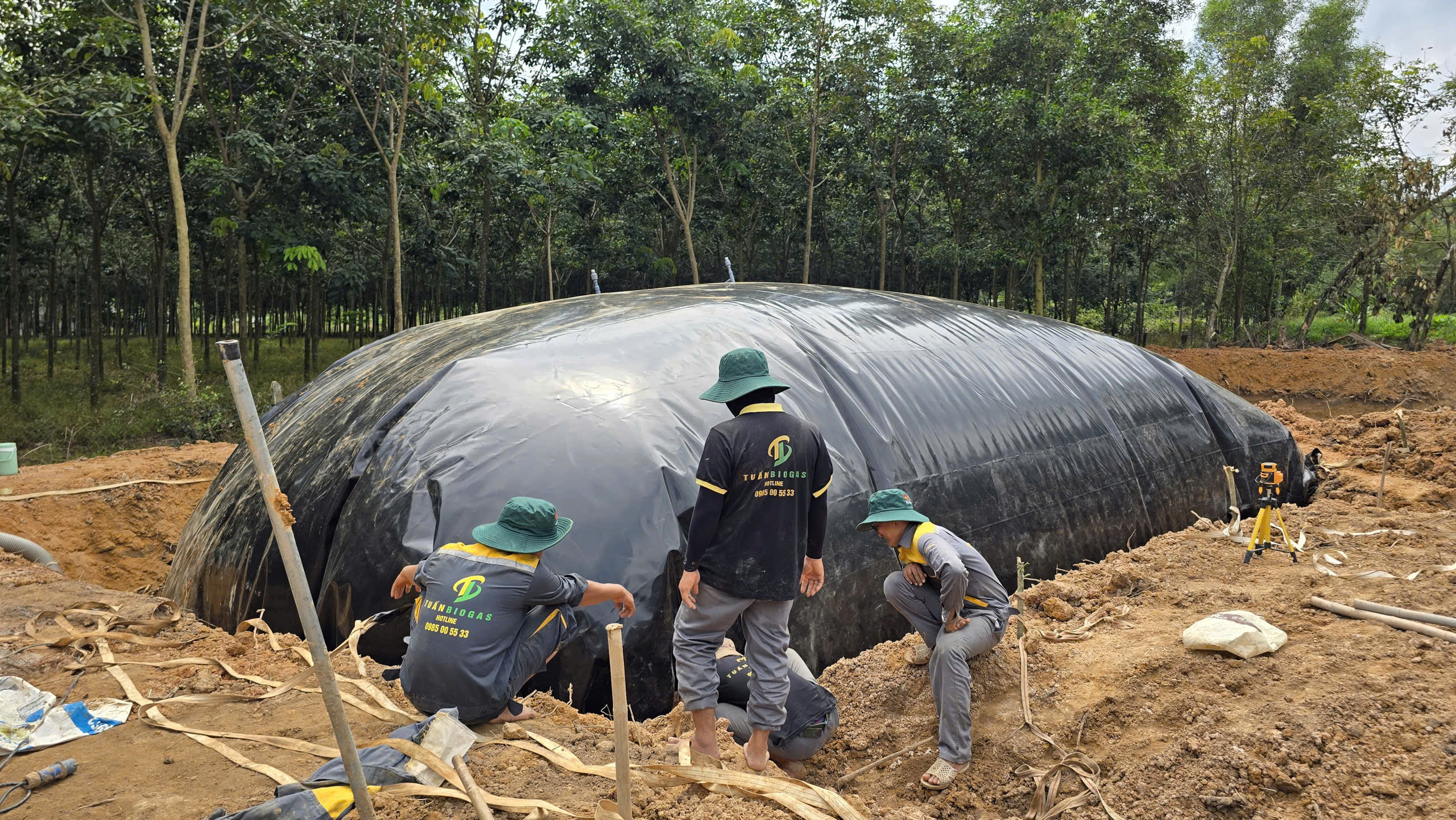2 Túi Biogas 200 Khối Liên Tiếp